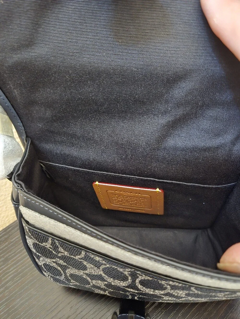 Coach Racer Crossbody Bag In Signature Canvas With Charms